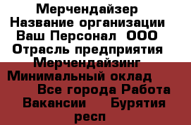 Мерчендайзер › Название организации ­ Ваш Персонал, ООО › Отрасль предприятия ­ Мерчендайзинг › Минимальный оклад ­ 17 000 - Все города Работа » Вакансии   . Бурятия респ.